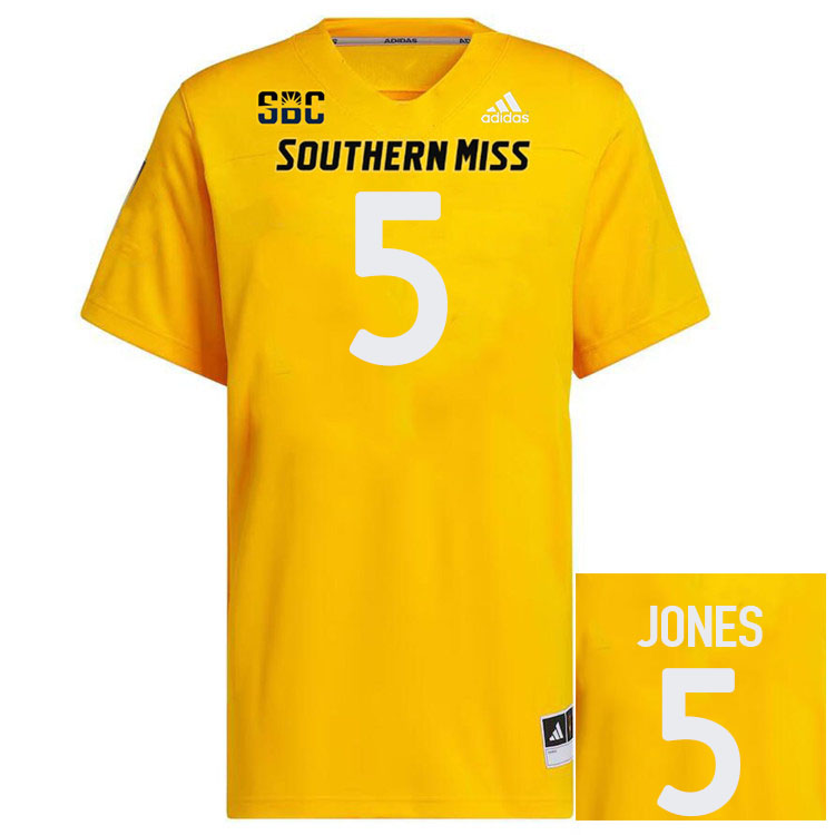 Southern Miss Golden Eagles #5 Matt Jones Football Jersey Stitched-Gold Southern Miss Golden Eagles #5 Matt Jones Football Jersey Stitched-Gold